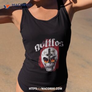 godless halloween skull shirt tank top 2