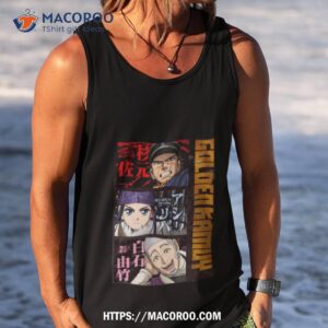 Golden Kamuy Characters Anime Design Shirt 3 golden kamuy characters anime design shirt tank top
