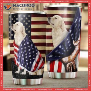 Golden Retriever American Stainless Steel Tumbler