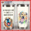 Golden Retriever Dog Stainless Steel Tumbler