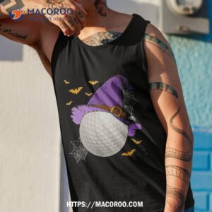 golf ball witch hat pumpkin spooky halloween costume shirt tank top 1