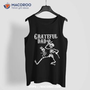 grateful dad halloween holidays funny for shirt halloween 5 mask tank top