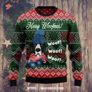 Great Dane Woofmas Ugly Christmas Sweater