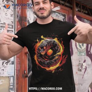 great snake flames for reptile animals and pets lovers shirt top father s day gifts tshirt 1