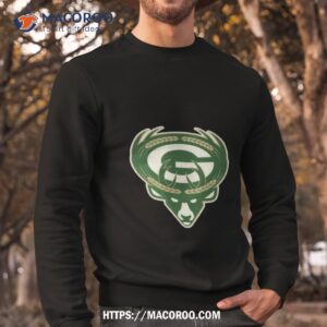 green bay packers and milwaukee bucks logo shirt sweatshirt