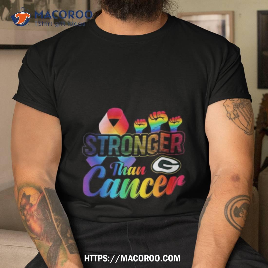 Green Bay Packers stronger than cancer shirt - Dalatshirt