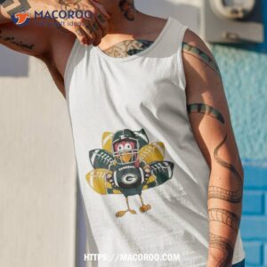 green bay packers turkey thanksgiving shirt tank top 1