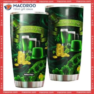 green beer st patrick s day stainless steel tumbler 0