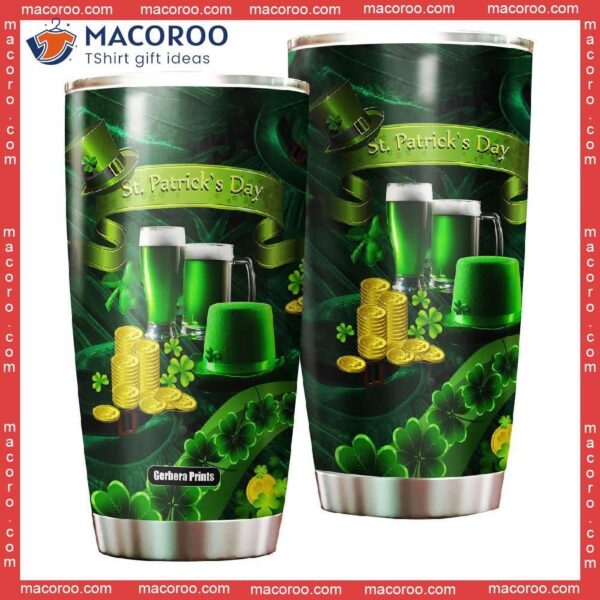 Green Beer St Patrick’s Day Stainless Steel Tumbler