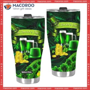 green beer st patrick s day stainless steel tumbler 2