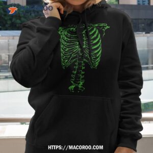 green ribcage halloween shirt hoodie 2