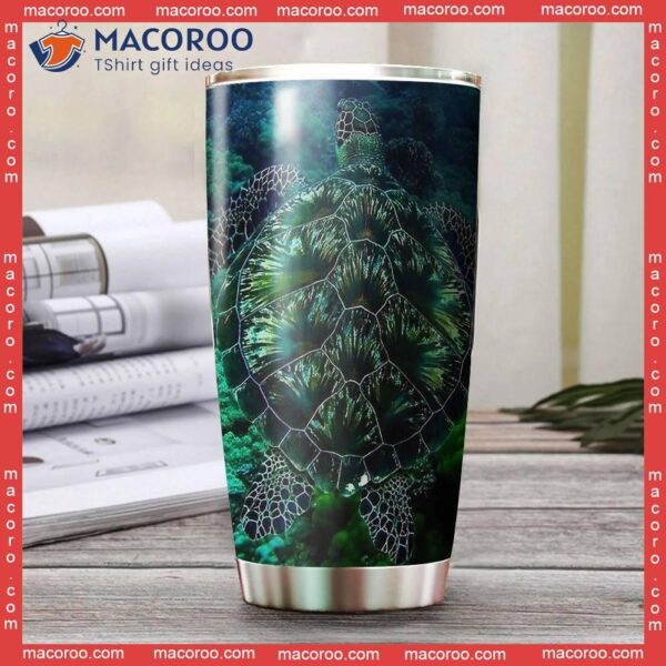 Green Sea Turtle Stainless Steel Tumbler