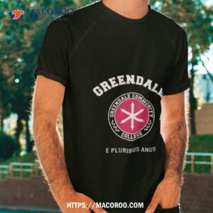 greendale community college logo shirt tshirt