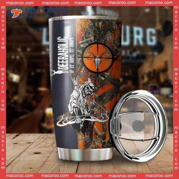 Grim Reaper Deeraholic Stainless Steel Tumbler