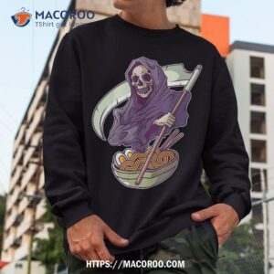 grim reaper ra noodles halloween skull japanese shirt halloween skull sweatshirt