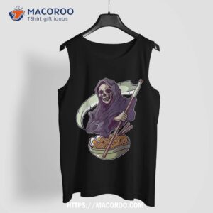 grim reaper ra noodles halloween skull japanese shirt halloween skull tank top