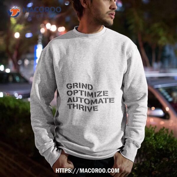 Grind Optimize Automate Thrive Shirt