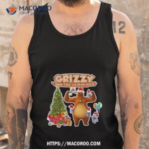 grizzy and the lemmings christmas vintage shirt tank top