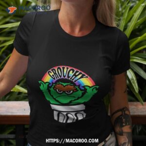 Grouchy Grouch Trashed Rain Bow Shirt