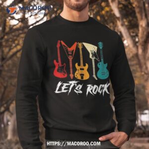 guitar player guitarist rock music lover shirt perfect gift for dad sweatshirt