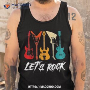 guitar player guitarist rock music lover shirt perfect gift for dad tank top