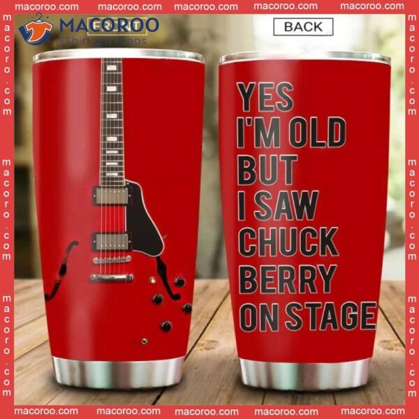 Guitar Stainless Steel Tumbler