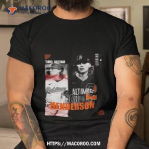 Gunnar Henderson Baseball Paper Orioles 2 Third Baseman Shirt