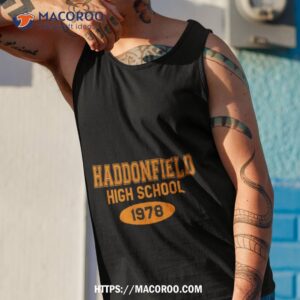 haddonfield high school graphic978 halloween shirt tank top 1