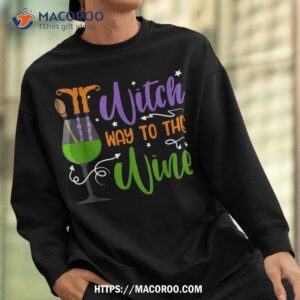 halloween 2020 witches witch way to the wine costume shirt halloween 1978 mask sweatshirt