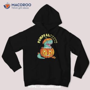 halloween boys pumpkasaurus dinosaur pumpkin funny t rex shirt hoodie