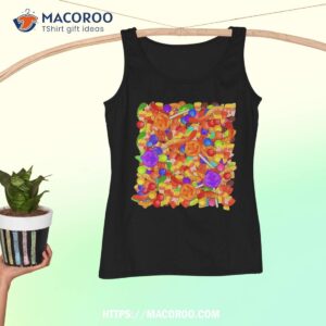 halloween candy mix shirt cute spooky tank top