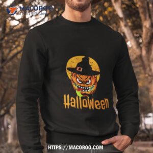 halloween citrouille scary shirt sweatshirt