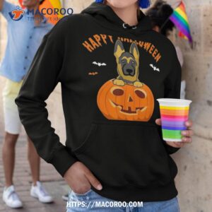 halloween german shepherd too cute to spook pumpkin costume shirt hoodie