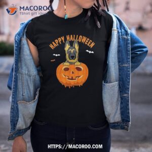 halloween german shepherd too cute to spook pumpkin costume shirt tshirt