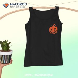 halloween jackolantern shirt fall pumpkin face adult kids tank top