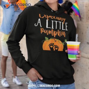 halloween pregnancy shirt mom to be expecting little pumpkin hoodie