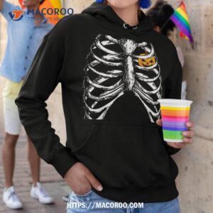 halloween pumpkin and ribs skeleton costume for amp shirt hoodie