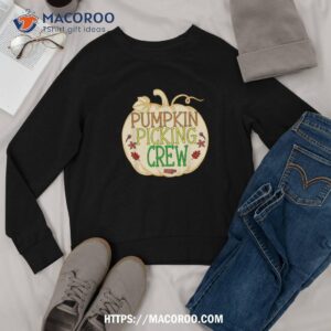 halloween pumpkin picking crew shirt sweatshirt