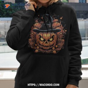 Halloween Pumpkin, Spooky Pumpkin Face, , Kids Shirt