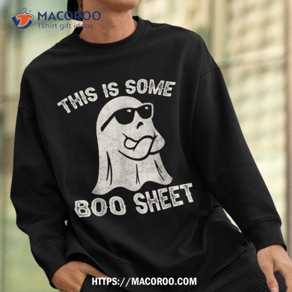 Halloween Retro Boo Ghost This Is Some Sheet T Shirt