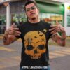 Halloween Skull Decor Vintage Gothic Costume Or Shirt, Skeleton Head