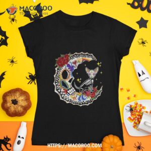 Halloween Sugar Skull Chihuahua And Moon Lover Shirt, Scary Skull