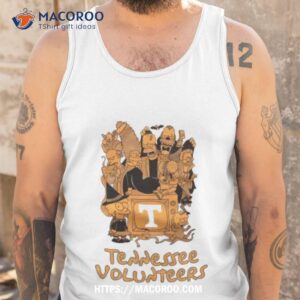 halloween the simpsons family tennessee volunteers shirt tank top