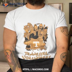 Halloween The Simpsons Family Tennessee Volunteers Shirt