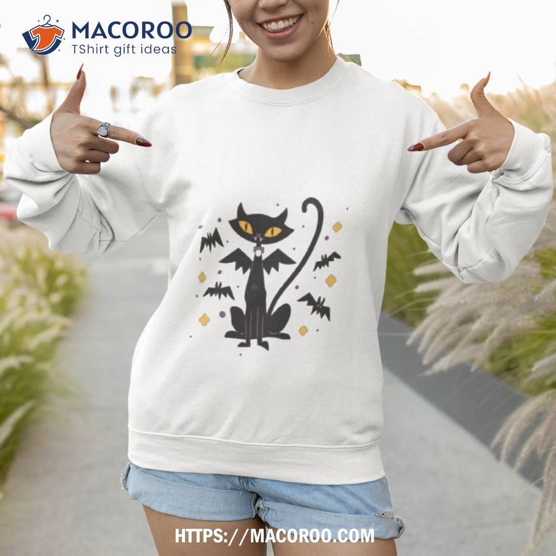 Halloween Vampire Cat Mid Century Retro 50s 60s Shirt Halloween Vampire Cat Mid Century Retro 50s 60s Shirt