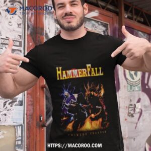 hammerfall crimson thunder shirt tshirt 1