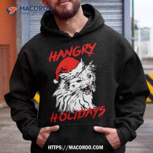 hangry holidays thurston s cat christmas shirt hoodie