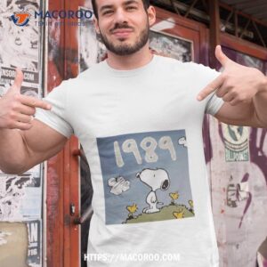 happy birthday snoopy snoopy swift 1989 shirt tshirt 1