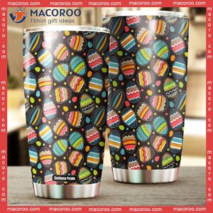 happy easter rabbit egg stainless steel tumbler 3