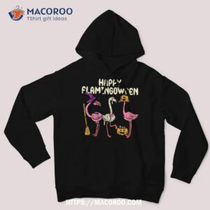 Happy Flamingoween Witch Pumpkin Mummy Flamingo Halloween Shirt, Halloween Skull